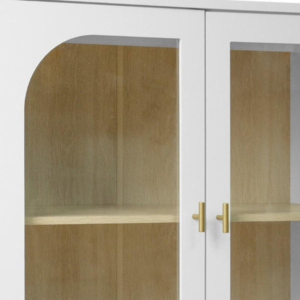 HomeRoots 31" Black Wood Accent Cabinet - Stylish Two-Door Storage for Modern Living Rooms & Entryways 716318