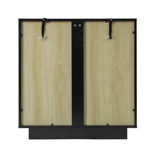 HomeRoots 32" Stylish Brown Wood Accent Cabinet with Two Doors for Modern Storage & Organization Solutions 716319
