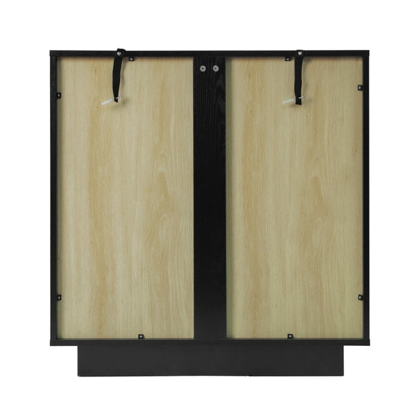 HomeRoots 32" Stylish Brown Wood Accent Cabinet with Two Doors for Modern Storage & Organization Solutions 716319
