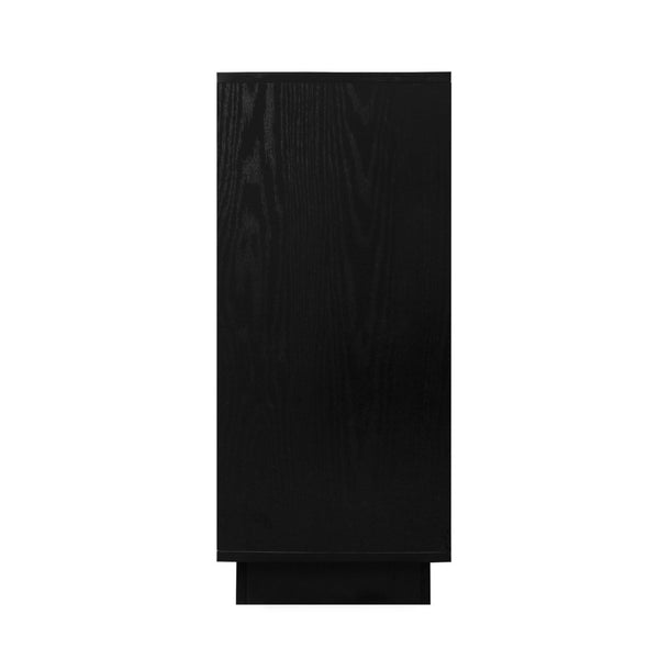 HomeRoots 32" Stylish Brown Wood Accent Cabinet with Two Doors for Modern Storage & Organization Solutions 716319