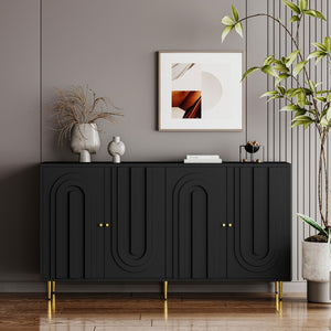 HomeRoots 31" Brown and White Wood Accent Cabinet – Stylish Storage Solution for Any Room Decor Needs 716322