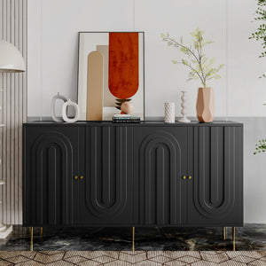 HomeRoots 31" Brown and White Wood Accent Cabinet – Stylish Storage Solution for Any Room Decor Needs 716322