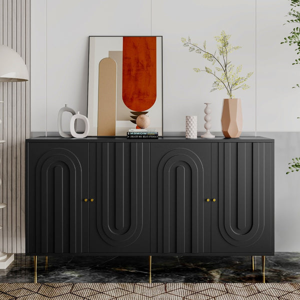 HomeRoots 31" Brown and White Wood Accent Cabinet – Stylish Storage Solution for Any Room Decor Needs 716322