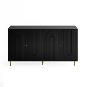 HomeRoots 31" Brown and White Wood Accent Cabinet – Stylish Storage Solution for Any Room Decor Needs 716322