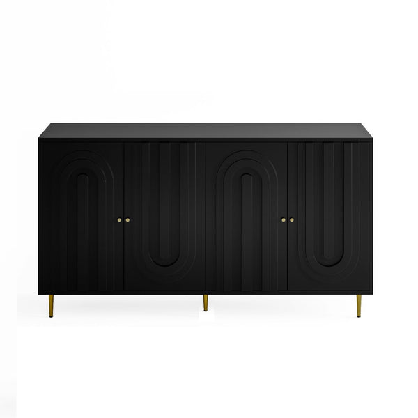 HomeRoots 31" Brown and White Wood Accent Cabinet – Stylish Storage Solution for Any Room Decor Needs 716322