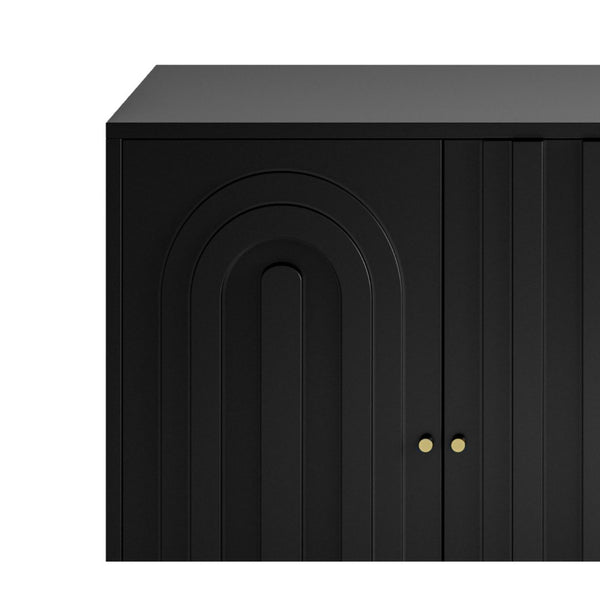 HomeRoots 31" Brown and White Wood Accent Cabinet – Stylish Storage Solution for Any Room Decor Needs 716322