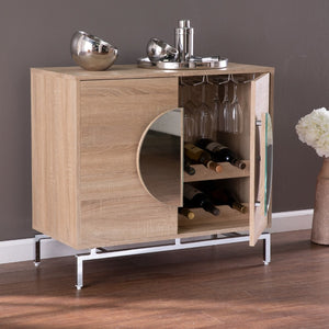 HomeRoots 28" Brown Wood Accent Cabinet - Stylish Storage with Two Doors, One Drawer & Rustic Elegance 716323