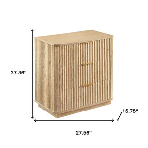 HomeRoots 32" White Wood Accent Cabinet - Stylish Five-Drawer Organizer for Entryway, Bedroom, or Office 716329