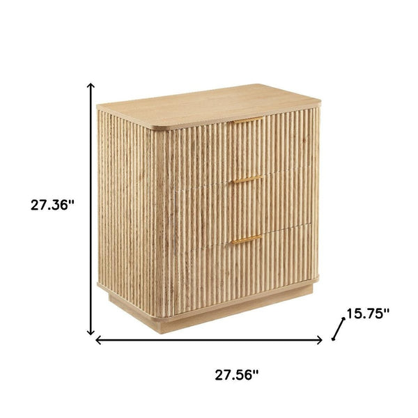 HomeRoots 32" White Wood Accent Cabinet - Stylish Five-Drawer Organizer for Entryway, Bedroom, or Office 716329