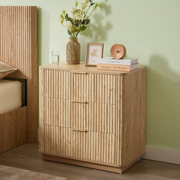 HomeRoots 32" White Wood Accent Cabinet - Stylish Five-Drawer Organizer for Entryway, Bedroom, or Office 716329