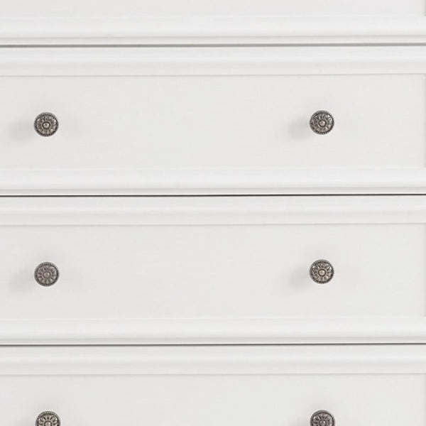 HomeRoots 32" Black Wood Accent Cabinet - Stylish 5-Drawer Storage Solution for Any Room or Office Space 716330