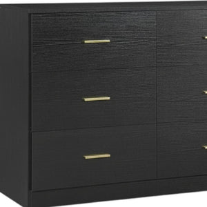 HomeRoots 63" Brown Wood Accent Cabinet - Stylish Nine-Drawer Storage Solution for Modern Spaces & Decor 716334