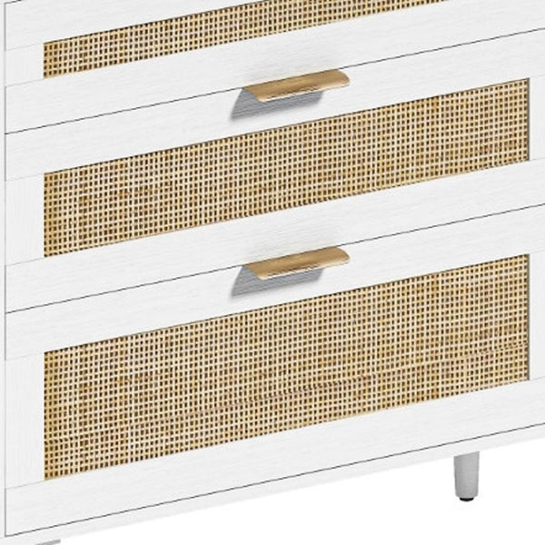 HomeRoots 59" Brown Wood Accent Cabinet - Stylish Storage Solution with Six Drawers for Any Room Decor 716337