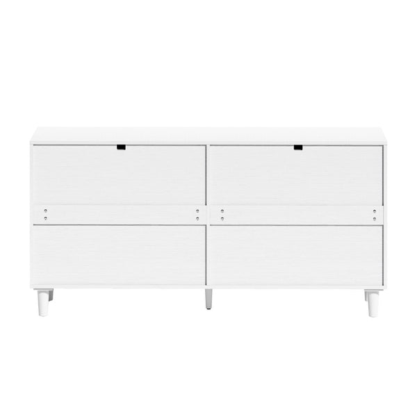 HomeRoots 59" Brown Wood Accent Cabinet - Stylish Storage Solution with Six Drawers for Any Room Decor 716337