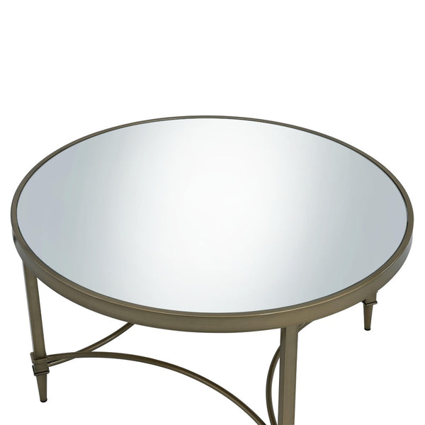 HomeRoots 60" Espresso Round Coffee Table with Sturdy Cross Legs - Versatile, Rustic Charm for Any Space 716354