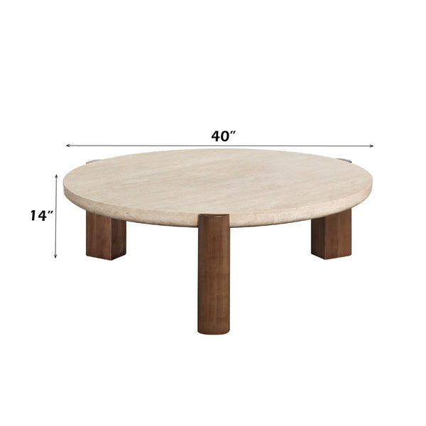 HomeRoots 35" Golden Brown Wood Square Coffee Table - Modern Geometric Accent for Living Rooms & Offices 716360