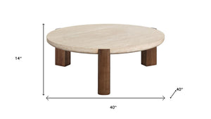 HomeRoots 35" Golden Brown Wood Square Coffee Table - Modern Geometric Accent for Living Rooms & Offices 716360
