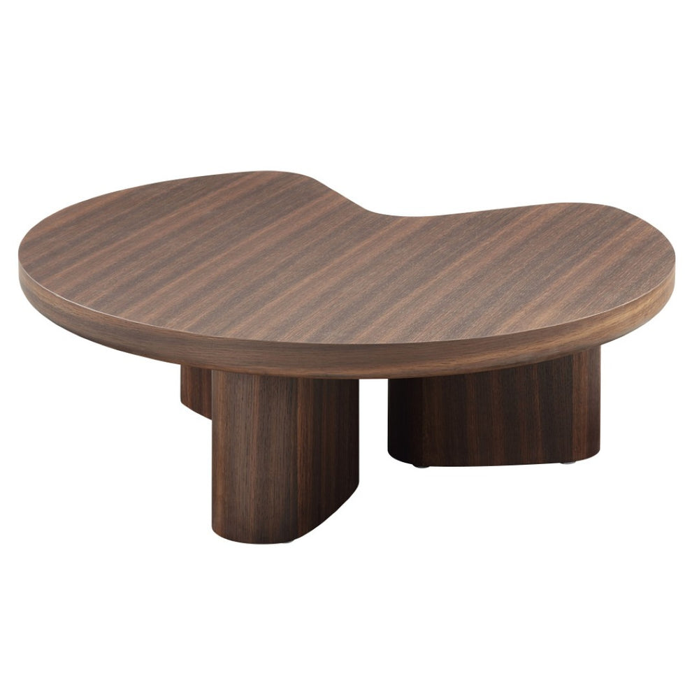 HomeRoots 47" Dark Green Round Pedestal Coffee Table - Elegant Design for Living Rooms, Offices & More! 716362