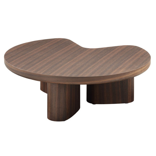 HomeRoots 47" Dark Green Round Pedestal Coffee Table - Elegant Design for Living Rooms, Offices & More! 716362
