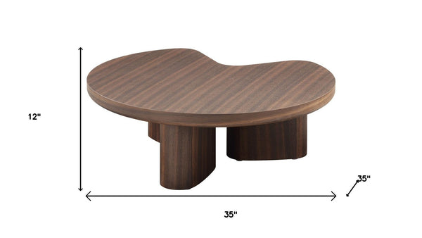 HomeRoots 47" Dark Green Round Pedestal Coffee Table - Elegant Design for Living Rooms, Offices & More! 716362