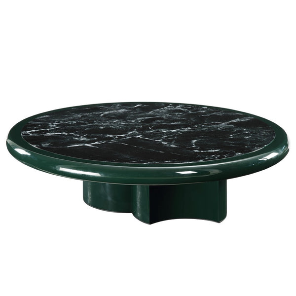 HomeRoots 46" Gray Wood and Steel Oval Coffee Table - Modern Design for Living Spaces, Durable & Versatile Centerpiece 716363
