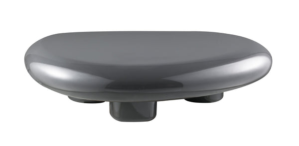 HomeRoots 36" Natural Cement Square Pedestal Coffee Table - Modern Geometric Design for Stylish Living Spaces 716364