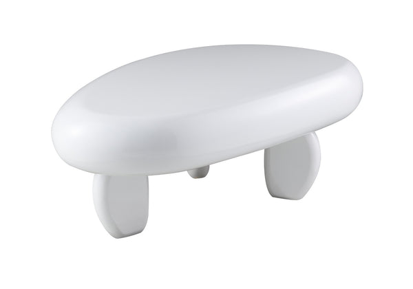 HomeRoots 35" Dark Green Round Coffee Table with Oak Wood Accents – Mid-Century Modern Centerpiece for Any Room 716368