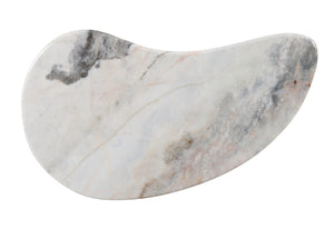 HomeRoots 47" Black and Walnut Coffee Table - Elegant Genuine Marble Top for Modern Living Room & Office Decor 716372