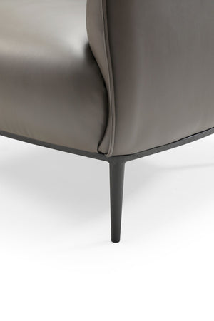 HomeRoots 28" Black Velvet Lounge Chair – Modern Steel Frame, Plush Comfort, Ideal for Living Room & Office Decor 716374
