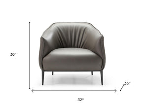 HomeRoots 28" Black Velvet Lounge Chair – Modern Steel Frame, Plush Comfort, Ideal for Living Room & Office Decor 716374