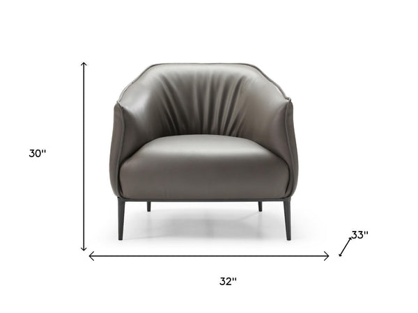 HomeRoots 28" Black Velvet Lounge Chair – Modern Steel Frame, Plush Comfort, Ideal for Living Room & Office Decor 716374