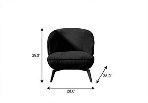 HomeRoots 27" Elegant White and Gold Swivel Lounge Chair - Plush Comfort and Modern Style for Any Space 716375
