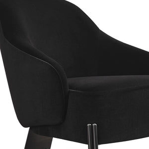 HomeRoots 24" Gray Faux Leather Lounge Chair with Metal Frame - Modern Style for Living Rooms & Offices 716378