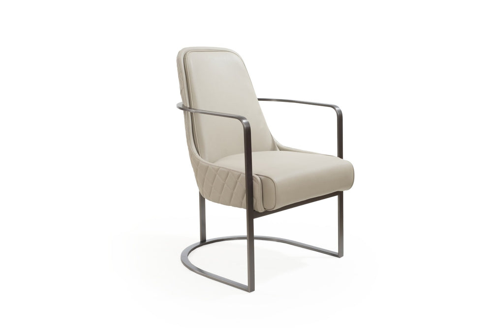 HomeRoots 32" Gray Cotton Blend Lounge Chair with Metal Frame – Modern Comfort for Living Room & Office 716379