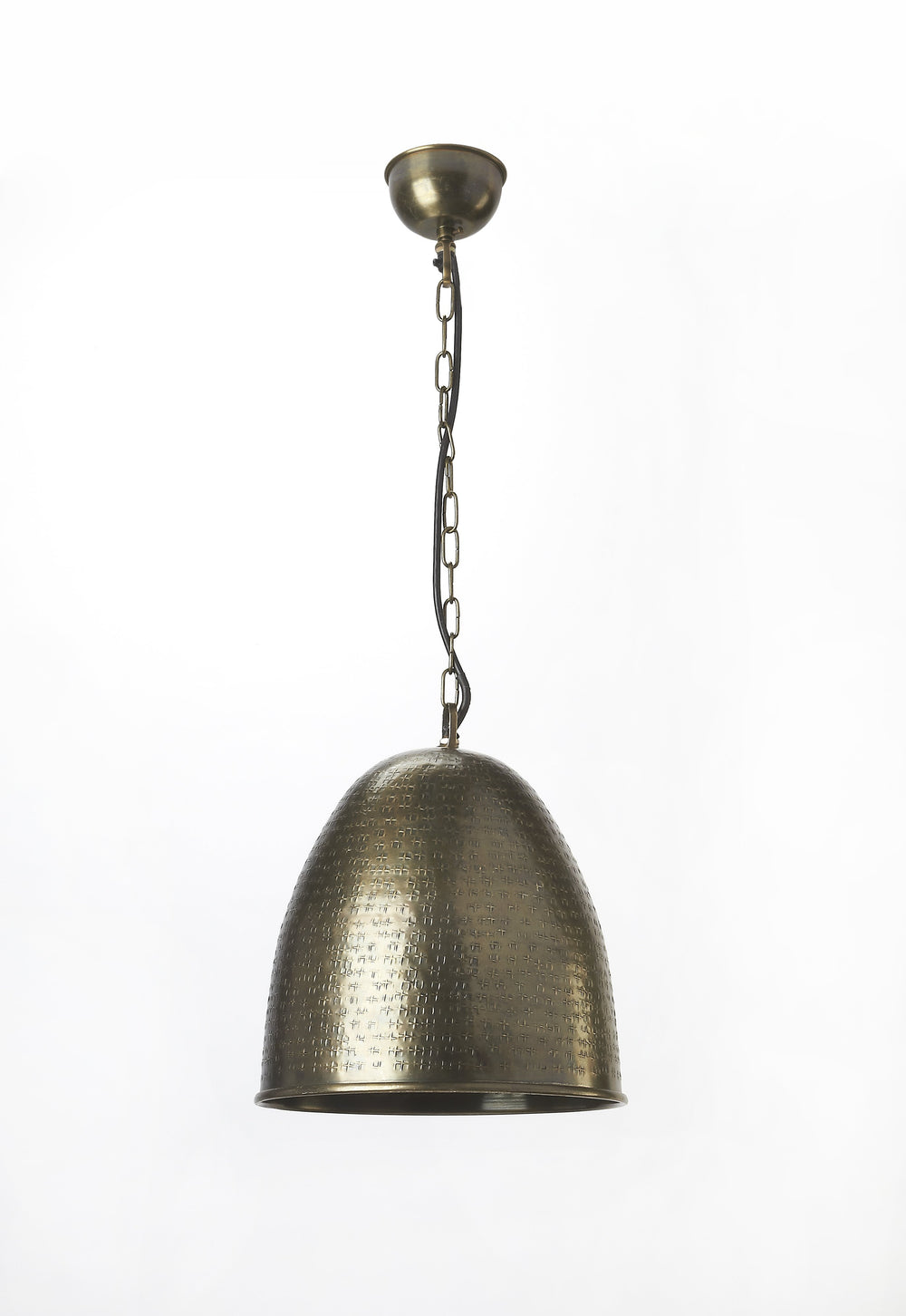 Butler Specialty Archie Distinctive Handcrafted Hammered Dome Pendant Light With Stunning Nickel Finish For Any Space Gold Cast Aluminum,Nickel Finish 7164116-butler