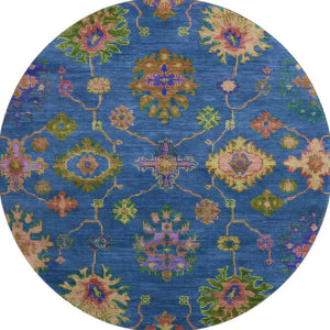 HomeRoots 8' X 10' Blue and Green Oriental Washable Area Rug - Elegant, Durable, UV Protected for Every Space 716435