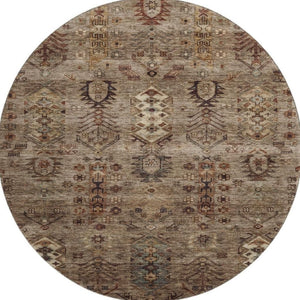 HomeRoots 8' X 10' Southwestern Washable Area Rug - Durable, Stain-Resistant, UV-Protected for Stylish Spaces 716453