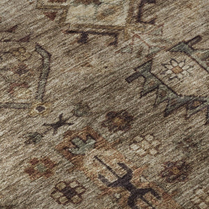 HomeRoots 8' X 10' Southwestern Washable Area Rug - Durable, Stain-Resistant, UV-Protected for Stylish Spaces 716453