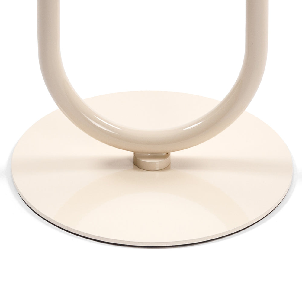 English Elm Lantern-Shaped Metal End Table - Chic Small Round Accent Table For Living Room & Bedroom Spaces W2664P232828