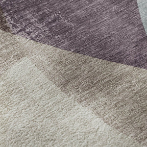 HomeRoots 9' X 12' Washable Brown & Ivory Area Rug with UV Protection - Stylish, Durable & Family-Friendly Design! 716694