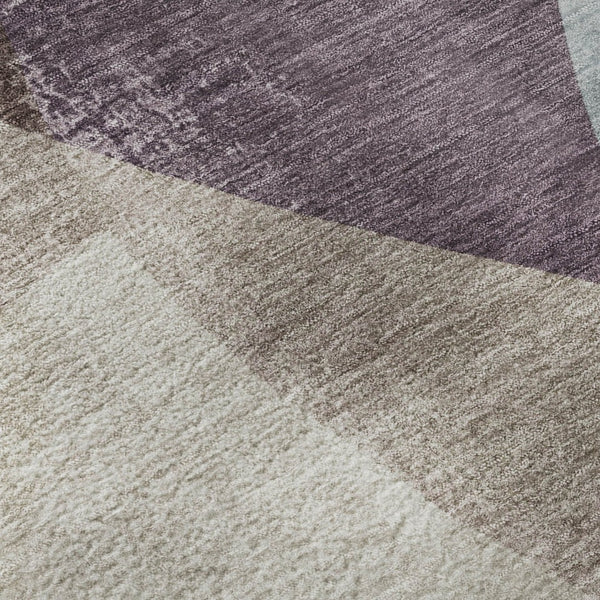 HomeRoots 9' X 12' Washable Brown & Ivory Area Rug with UV Protection - Stylish, Durable & Family-Friendly Design! 716694