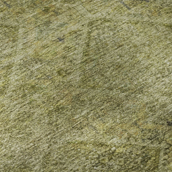 HomeRoots 9' X 12' Sage & Beige Geometric Area Rug - Washable, UV Protected, Perfect for Kids & Pets! 716736