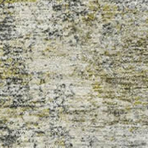 HomeRoots 9' X 12' Contemporary Pewter & Beige Abstract Washable Area Rug with UV Protection & Stain Resistance 716784