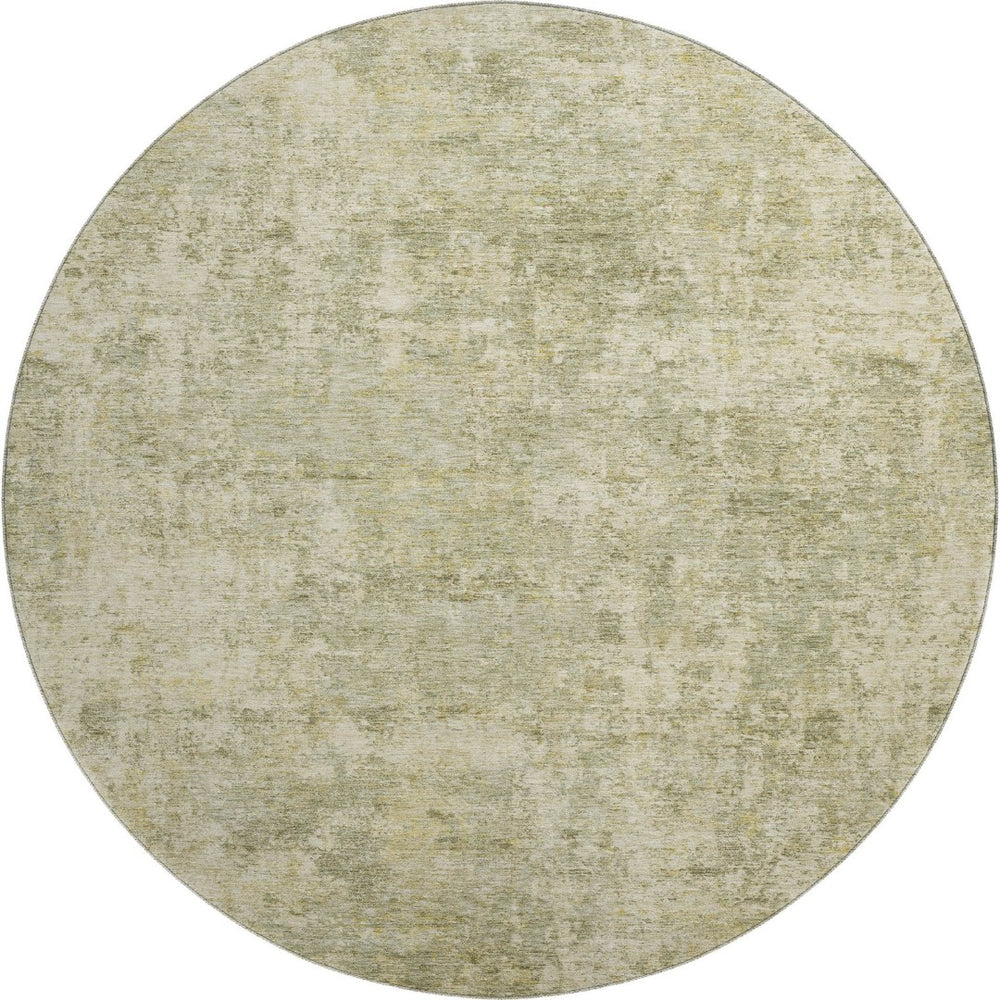 HomeRoots 8' X 10' Sage and Beige Abstract Area Rug - Washable, UV Protected, and Perfect for High-Traffic Areas 716789