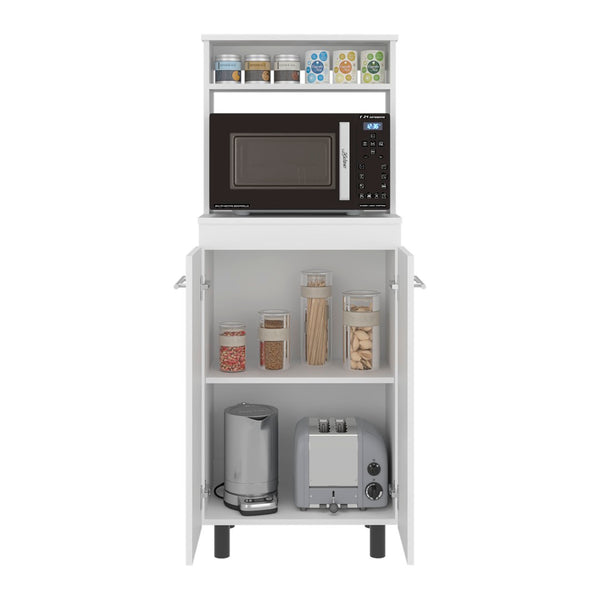 English Elm So- Hi Melamine Wall Cabinet Single Door Slim Storage for Kitchen or Laundry Room B128P485399