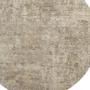 HomeRoots 8' X 10' Taupe and Beige Abstract Washable Rug – Durable, Stylish, UV-Protected for Busy Homes 716801