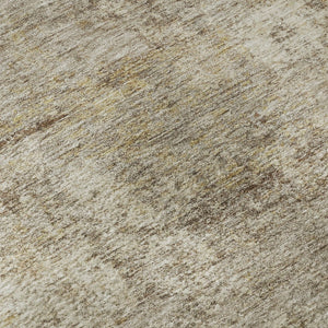 HomeRoots 8' X 10' Taupe and Beige Abstract Washable Rug – Durable, Stylish, UV-Protected for Busy Homes 716801