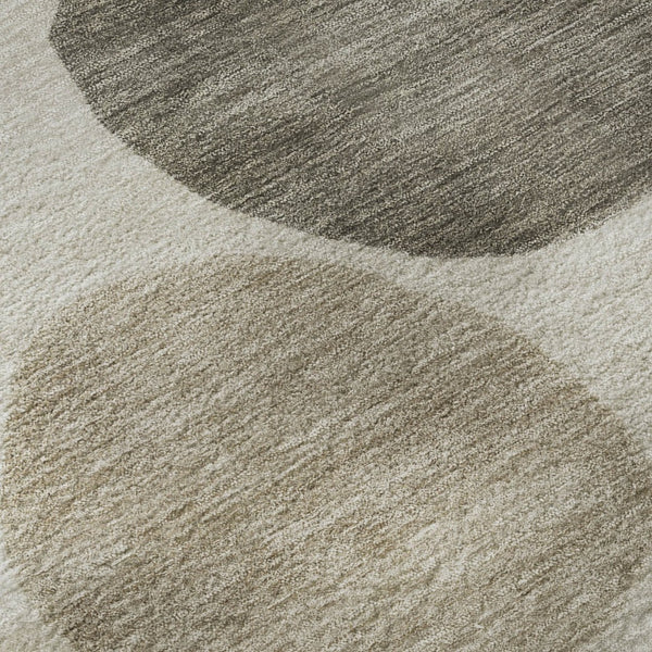 HomeRoots 5' X 8' Khaki & Teal Geometric Area Rug – Washable, UV-Protected, Durable for Kids & Pets! 716829
