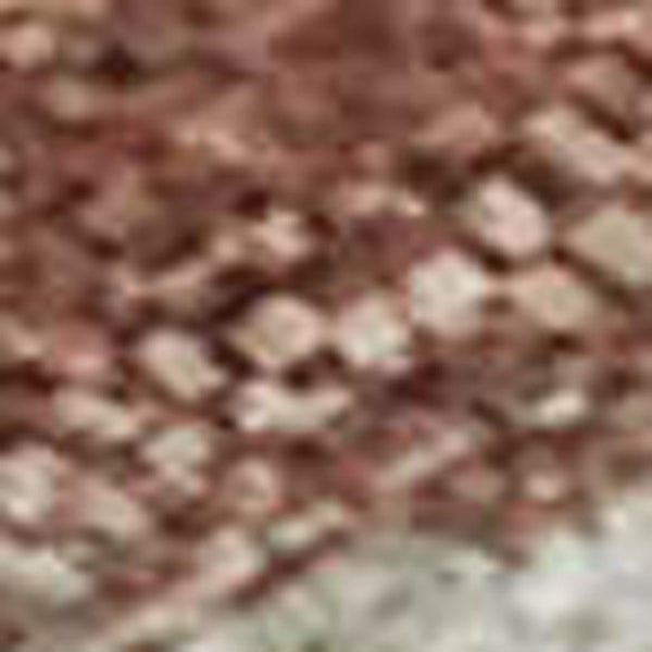 HomeRoots 9' X 12' Salmon Geometric Area Rug - Washable, Stain Resistant, UV Protected for Kids & Pets! 716838