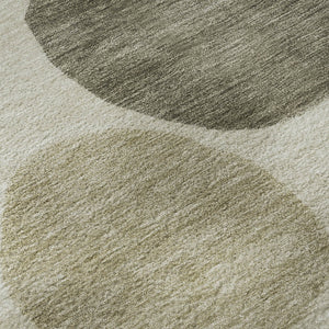 HomeRoots 10' X 14' Taupe and Beige Geometric Area Rug - Washable, UV-Protected, Stylish & Durable Design 716851